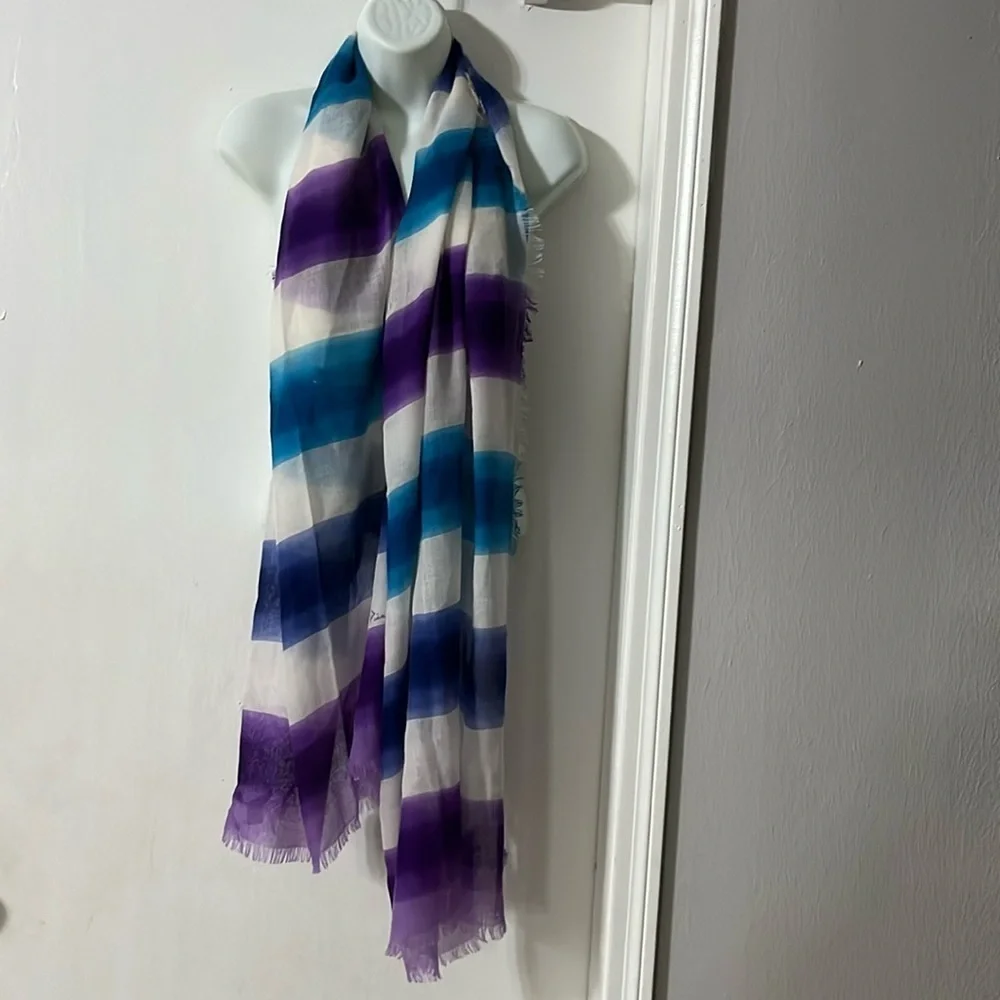 LORO PIANA  MULTI COLORED SCARF